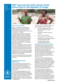 WFP Taps Into the India, Brazil, South Africa Fund